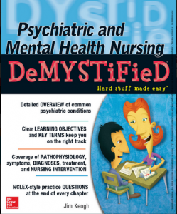 Book Cover: Psychiatric and Mental Health Nursing Demystified