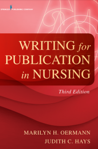 Book Cover: Writing for Publication in nursing