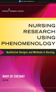 Book Cover: Nursing Research Using Phenomenology