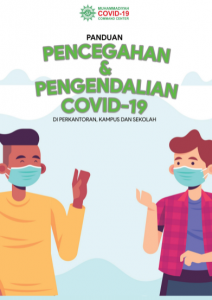 Book Cover: PANDUAN PENCEGAHAN DAN PENGENDALIAN COVID-19 DI PERKANTORAN, KAMPUS DAN SEKOLAH