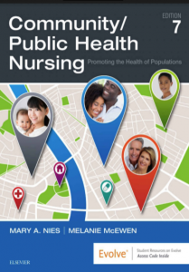 Book Cover: CommunityPublic Health Nursing Promoting the Health of Populations (Mary A. Nies Melanie McEwen)