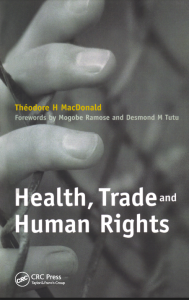 Book Cover: Health, Trade and Human Rights