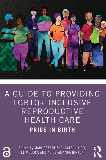 Book Cover: A Guide to Providing LGBTQ+ Inclusive Reproductive Health Care Pride in Birth