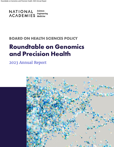 Book Cover: BOARD ON HEALTH SCIENCES POLICY Roundtable on Genomics and Precision Health