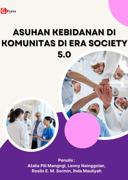 Book Cover: ASUHAN KEBIDANAN DI KOMUNITAS DI ERA SOCIETY 5.0