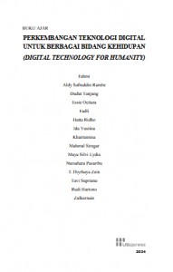 Book Cover: BUKU AJAR PERKEMBANGBUKU AJAR PERKEMBANGAN TEKNOLOGI DIGITAL UNTUK BERBAGAI BIDANG KEHIDUPAN (DIGITAL TECHNOLOGY FOR HUMANITY)