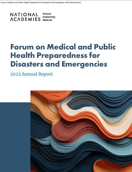 Book Cover: Forum on Medical and Public Health  Preparedness for Disasters and Emergencies