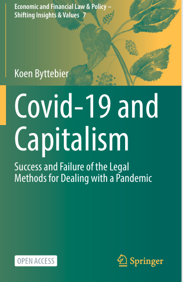 Book Cover: Covid-19 and Capitalism Success and Failure of the Legal Methods for Dealing with a Pandemic