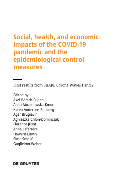 Book Cover: Social, health, and economic impacts of the COVID-19 pandemic and the epidemiological control measures