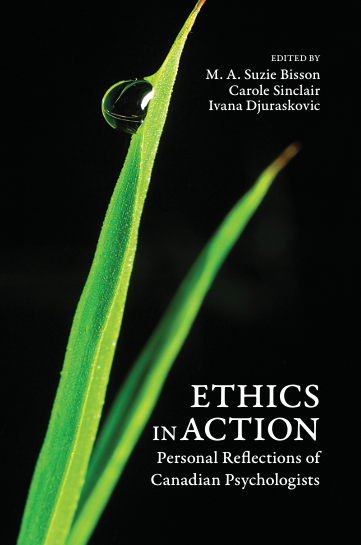 Book Cover: ETHICS IN ACTION Personal Reflections of  Canadian Psychologists