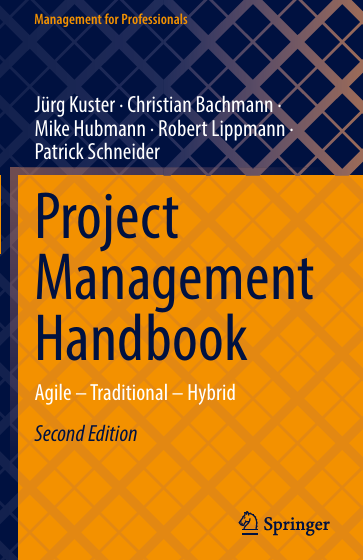 Book Cover: Project Management Handbook Agile – Traditional – Hybrid