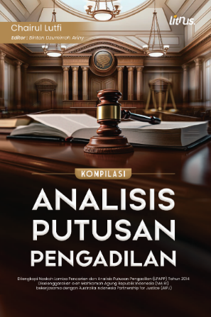 Book Cover: ANALISIS PUTUSAN PENGADILAN
